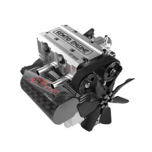 semto engine st nf2 7.0cc mini inline double cylinder four stroke air cooled nitro engine model kit