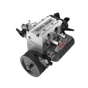 semto engine st nf2 7.0cc mini inline double cylinder four stroke air cooled nitro engine model kit