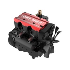 semto engine st nf2 7.0cc mini inline double cylinder four stroke air cooled nitro engine model kit
