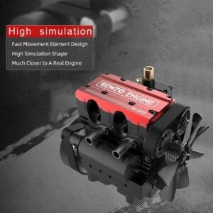 semto engine st nf2 7.0cc mini inline double cylinder four stroke air cooled nitro engine model kit