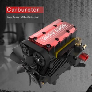 semto engine st nf2 7.0cc mini inline double cylinder four stroke air cooled nitro engine model kit