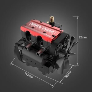 semto engine st nf2 7.0cc mini inline double cylinder four stroke air cooled nitro engine model kit